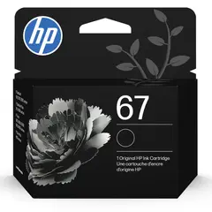 HP - Cartucho Tinta 67 Negro Original 3YM56AN Envy DeskJet
