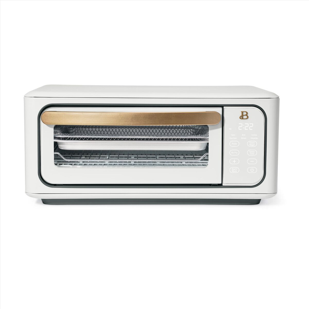 BEAUTIFUL - Horno Tostador Air Fryer Beautiful 9 Rebanadas 1800W Blanco