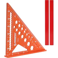 CARPINTERO - Escuadra 6en1 RONGPRO 7 Pulgadas Aluminio