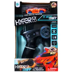 DRIFT - Auto RC Hyper Toy Co 164 4WD LED 2.4GHz Amarillo