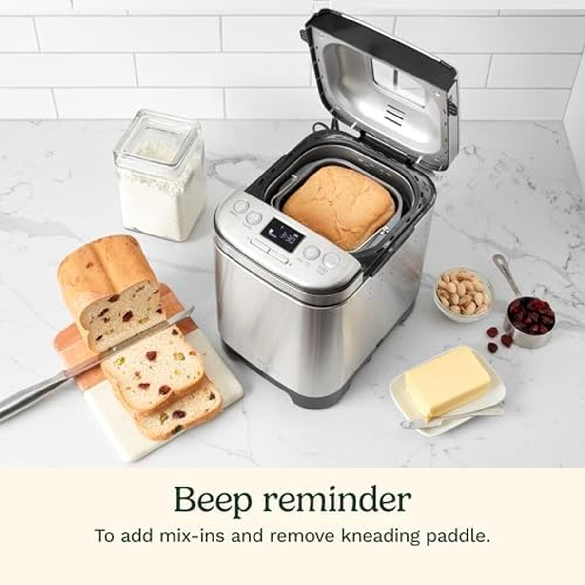 CUISINART - Panificadora Cuisinart CBK110NAS Acero Inoxidable 12 Programas