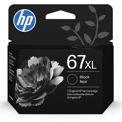 HP - Cartucho Tinta 67XL Negro Alto Rendimiento Original