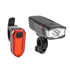 CONCORD - Set Luces Bicicleta LED 200 Lúmenes Delantera Trasera