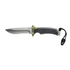 GERBER - Cuchillo Ultimate 4.75 Fijo Serrucho Fire Starter