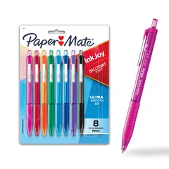PAPER MATE - Bolígrafo InkJoy 300RT 1.0mm 8 Colores
