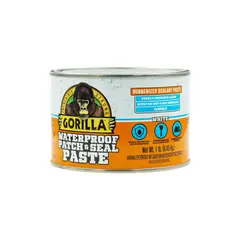 GORILLA - Sellador Pasta Waterproof Patch Blanco 1lb
