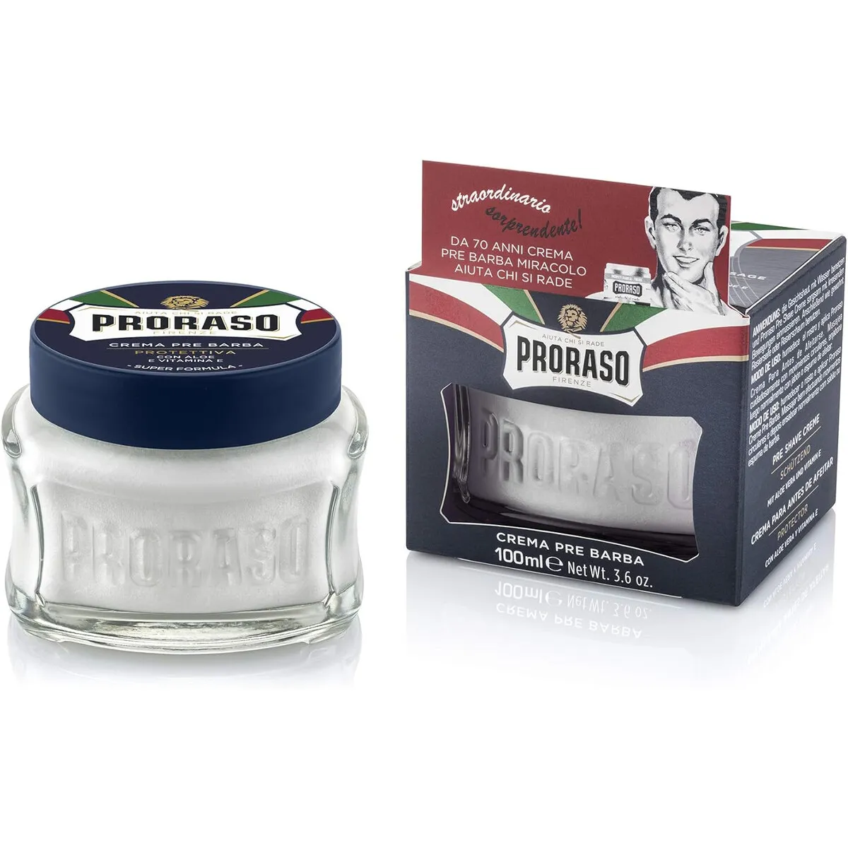 PRORASO - Crema Pre Afeitado Proraso Aloe Vera Vitamina E 100ml