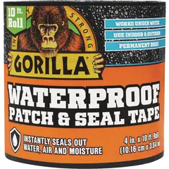 GORILLA - Cinta Waterproof Patch Seal Negra 4x10ft