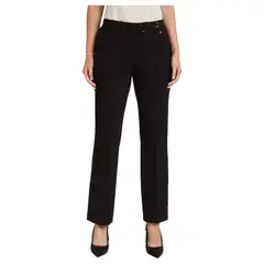 LORENZO DI PONTTI - Pantalón Recto Mujer Negro