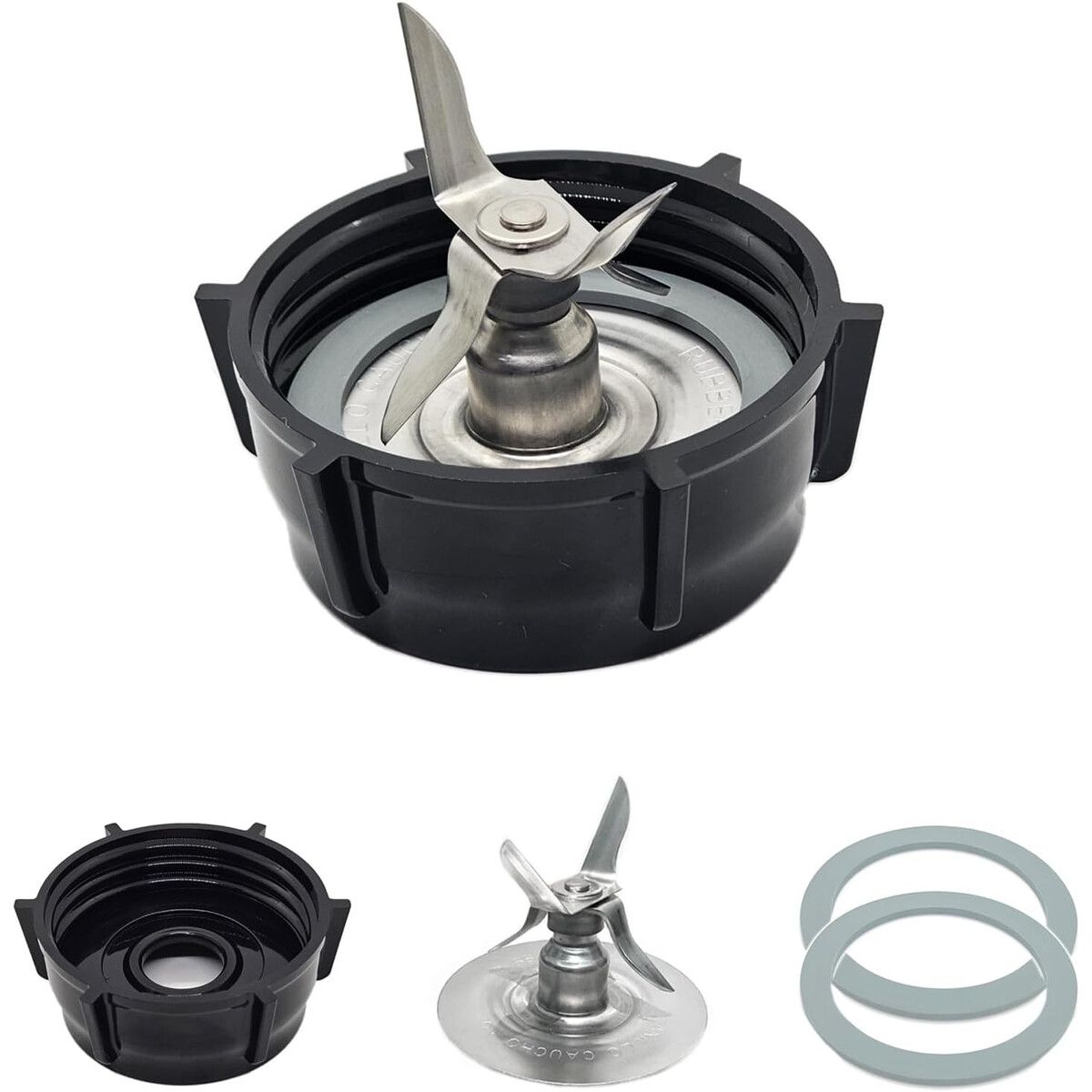 OSTER - Repuesto Oster Licuadora Kit Cuchilla 4 Puntas Base Goma