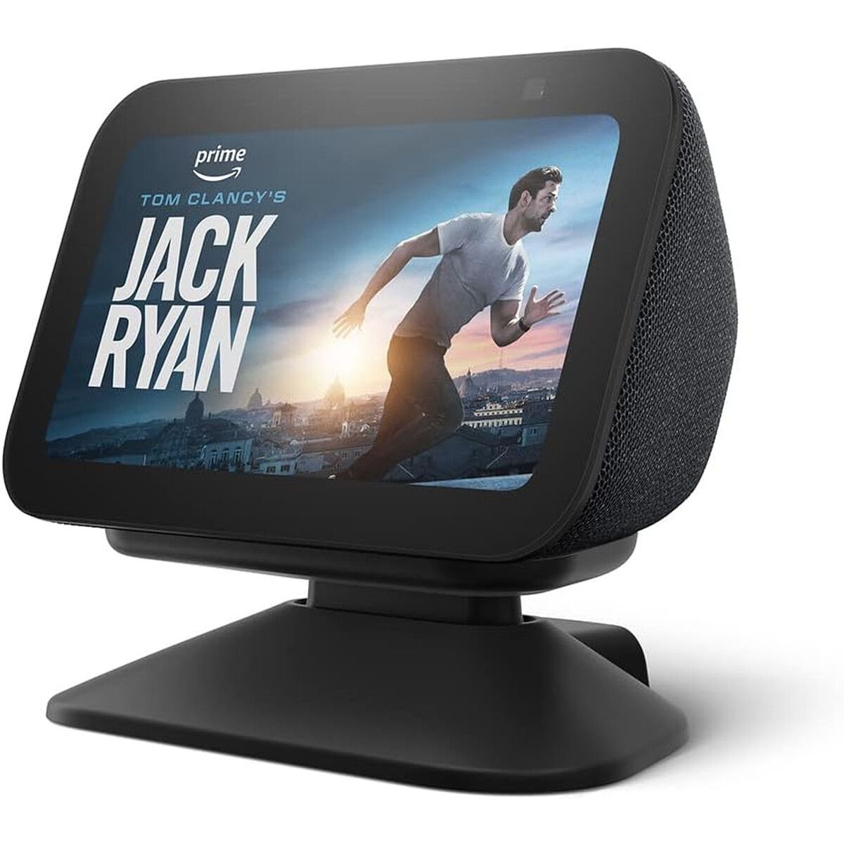 ECHO - Soporte Ajustable con USBC para Echo Show 5 3ra Gen Negro