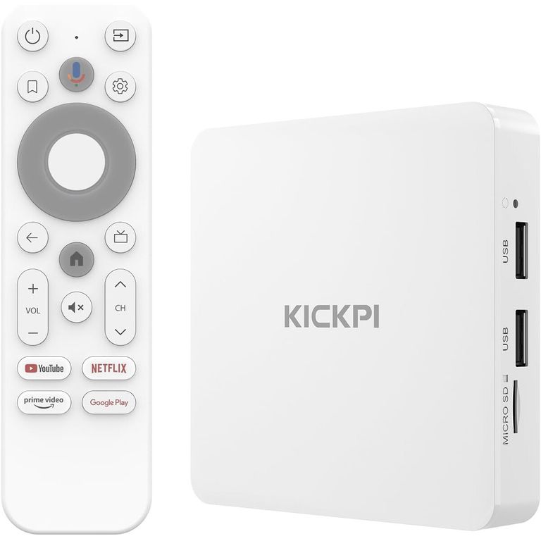 GENERICO Android TV Box KICKPI KP1 4K Google Certificado WiFi 5