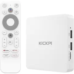 GENERICO - Android TV Box KICKPI KP1 4K Google Certificado WiFi 5