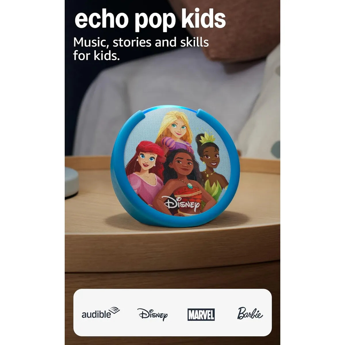 AMAZON - Parlante Inteligente Amazon Echo Pop Kids Disney Alexa