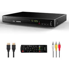 GENERICO - Reproductor BluRay LONPOO LP100 1080P HDMI AV USB Negro