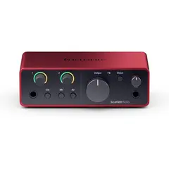 FOCUSRITE - Interfaz de Audio Scarlett Solo 4ta Gen USB 2x2