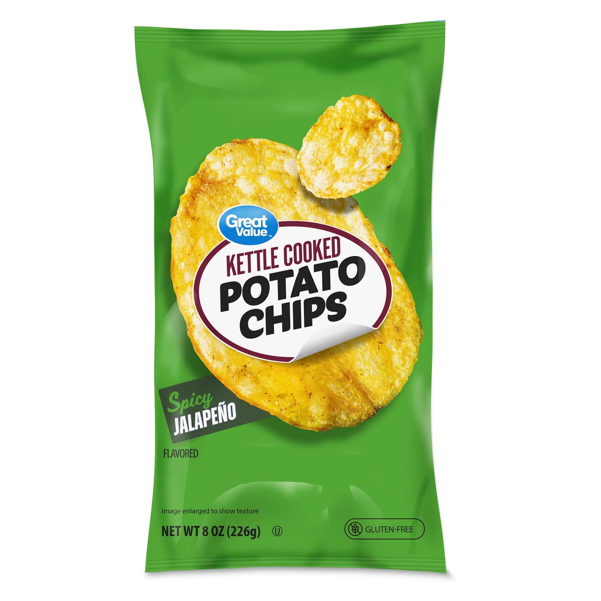 GENERICO - Papas Fritas Great Value Jalapeao Kettle Cooked 226g