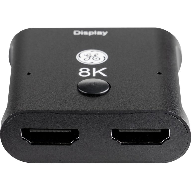 GENERICO Switch HDMI GE 2 Puertos 8K 2.1 48Gbps Negro