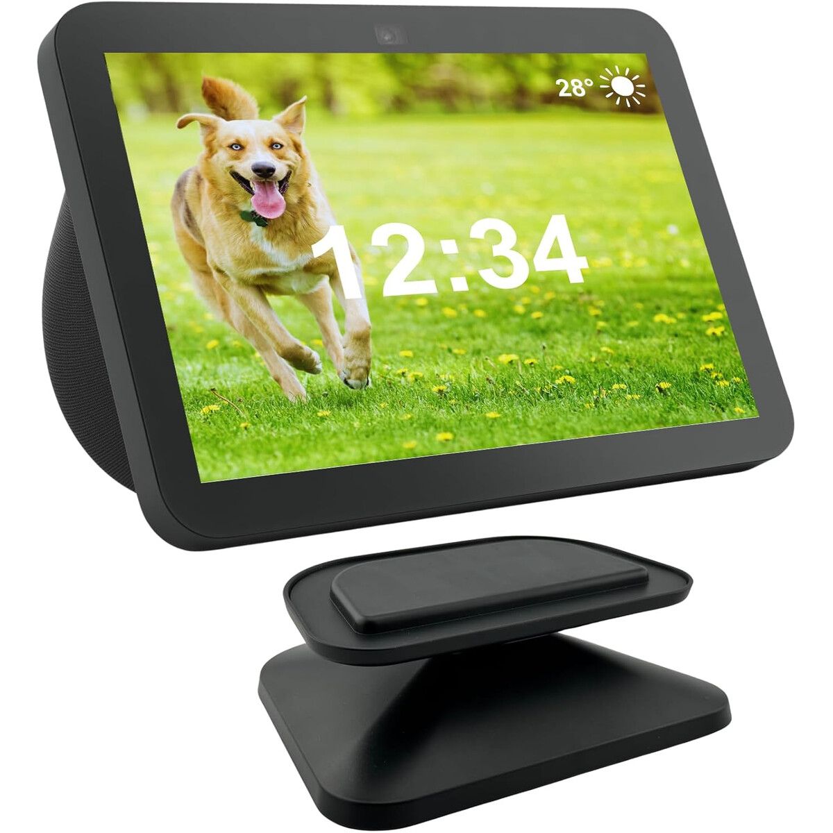GENERICO - Soporte Magnético Sintron Negro Ajustable para Echo Show 8 3ra Gen
