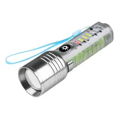 GENERICO - Linterna Táctica RedLizard 520A Laser Led 10000lm Recargable Con Zoom