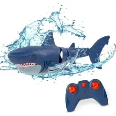 TIBURON - Tiburón Control Remoto Terra Battat 33cm Juguete Acuático