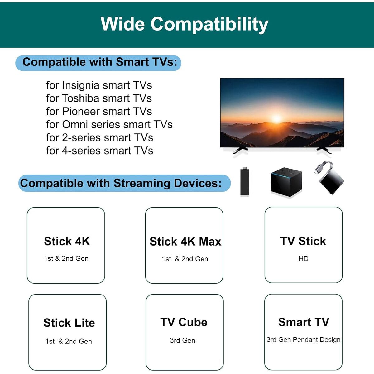 AMAZON - Control Remoto Amazon Fire Stick 4K Max Compatible Voz