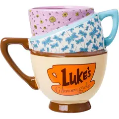 BUFFALO - Taza Gilmore Girls Silver Stars Hollow 20oz Cerámica