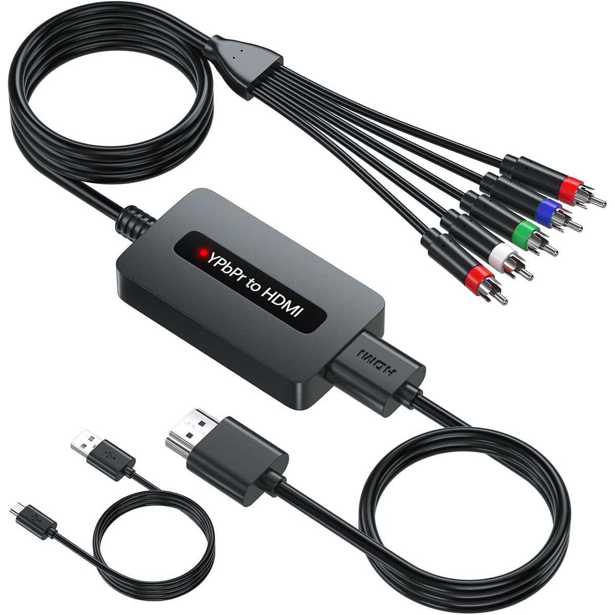 GENERICO - Conversor Componentes a HDMI TIXILINBI 1080P YPbPr