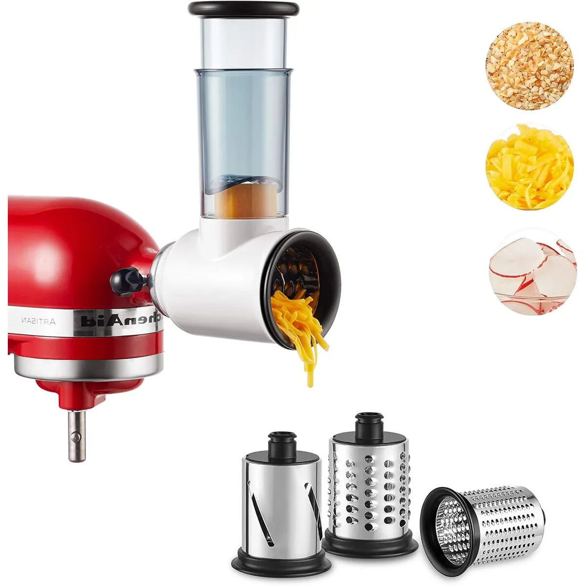 KITCHENAID - Accesorio Rallador HOZODO para KitchenAid Acero Inoxidable