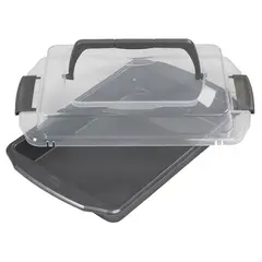 WILTON - Molde Rectangular Acero Antiadherente 9x33cm con Tapa