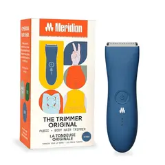 MERIDIAN - Cortapelos Corporal Original Resistente Agua USB Azul