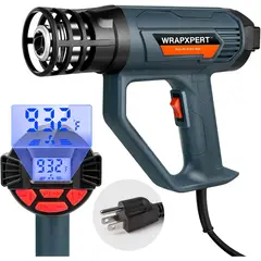 GENERICO - Pistola de Calor WRAPXPERT 2000W LCD Ajustable Vinilo