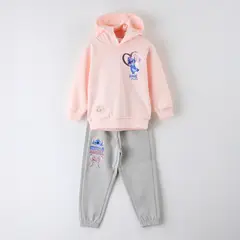 DISNEY - Conjunto Buzo Niña Stitch & Angel Rosado