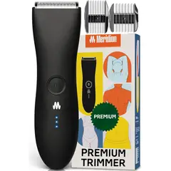 MERIDIAN - Cortapelos Corporal Premium Impermeable Cuchilla Cerámica