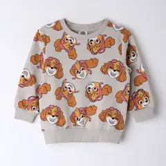 PAW PATROL - Polerón Cerrado Niña Skye Full Print Beige