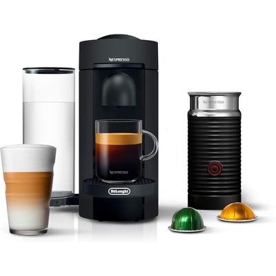 Nespresso Cafetera Vertuoplus Deluxe Delonghi Negra Con