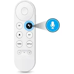 GOOGLE - Control Remoto Voz Chromecast 4K Snow G9N9N Repuesto