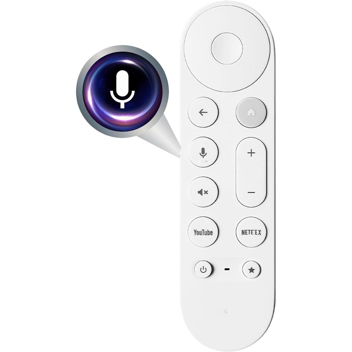 GOOGLE - Control Remoto XIEBOFUYILUN GY3LE Voz Google TV 4K Bluetooth