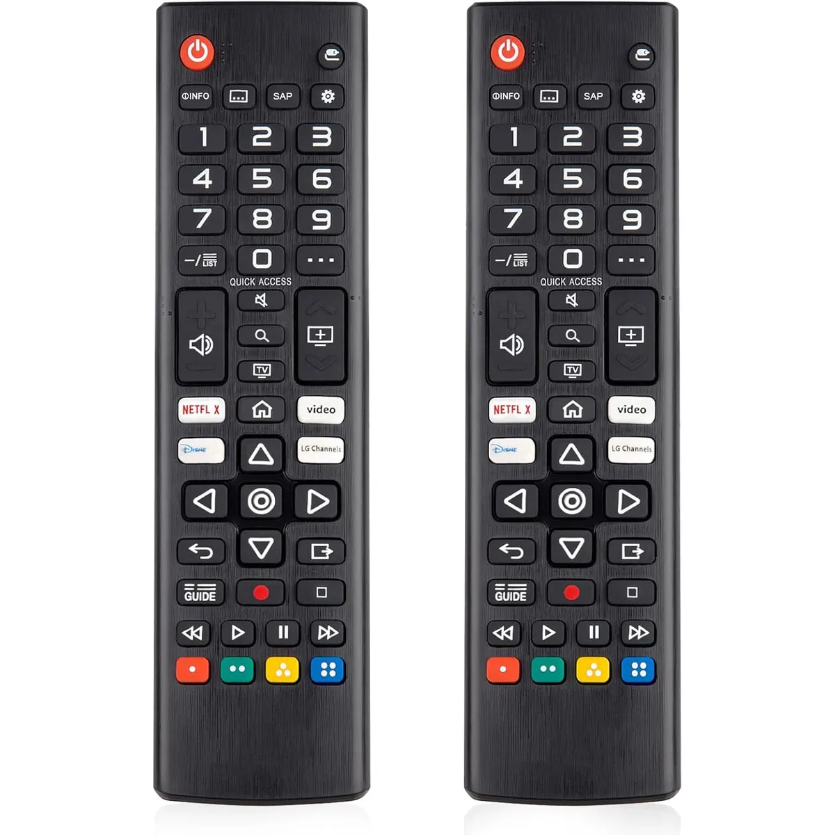 GENERICO - Control Remoto Universal Pack 2 para LG Smart TV Repuesto