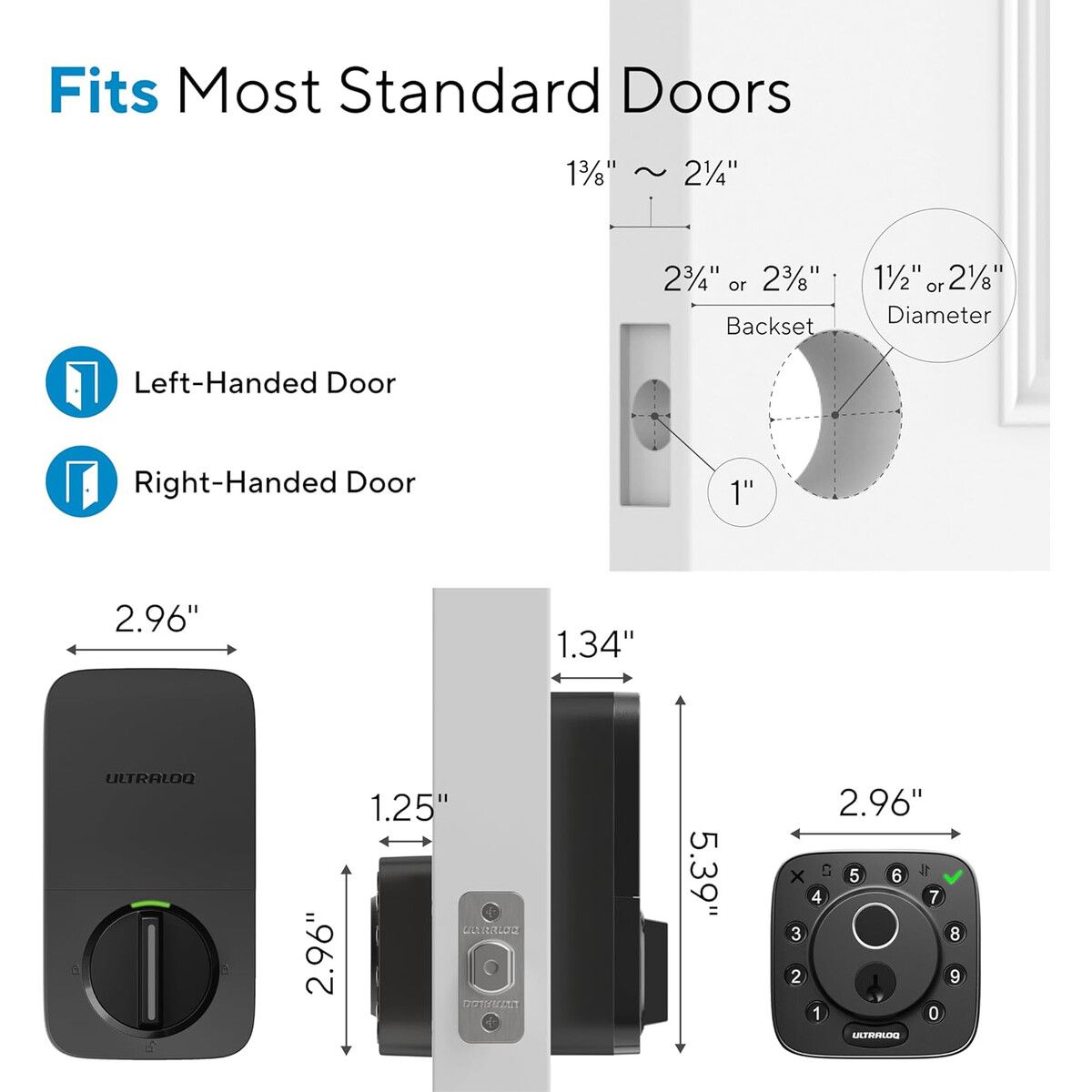 BOLT - Cerradura Inteligente ULTRALOQ Bolt Huella WiFi Negra 2026