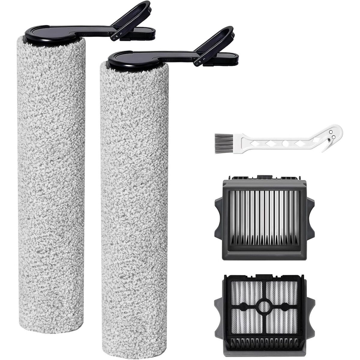 GENERICO - Kit Cepillo Rodillo y Filtro Tineco Floor ONE Stretch S6 S7 S9