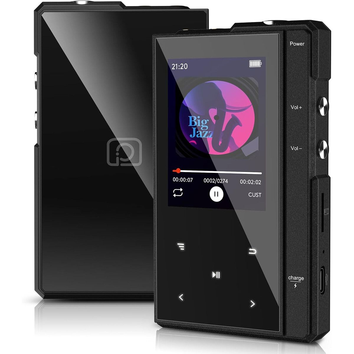 GENERICO - Reproductor MP3 Phinistec Z6 32GB Bluetooth 5.0 90h