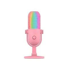RAZER - Micrófono Gamer Seiren V3 Chroma Quartz, Color Rosado