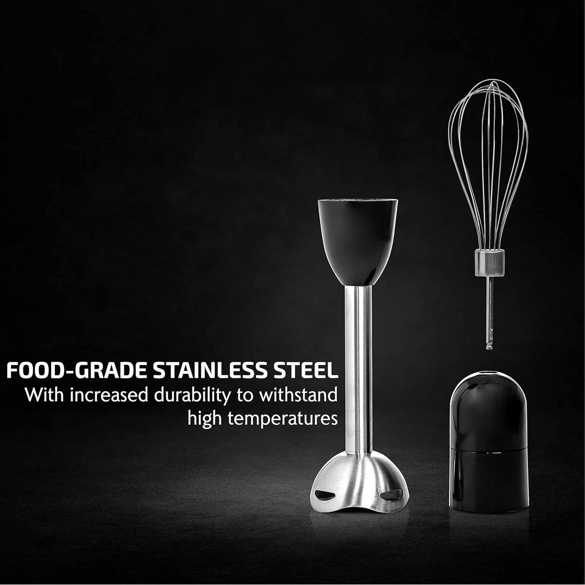 GENERICO - Batidora de Mano OVENTE HS565B 300W Acero Inoxidable 2 Velocidades