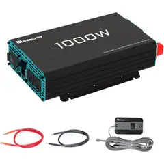PURE - Inversor Onda Puré Renogy 1000W 12V DC a 120V AC