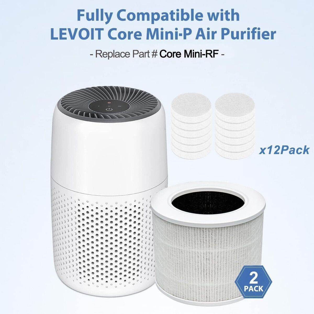 LEVOIT - Filtro HEPA H13 LemonQueen para LEVOIT Core Mini LRFC161WUS