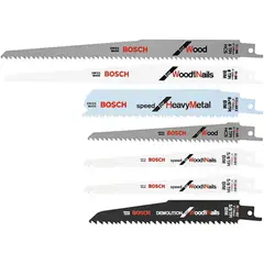 SABLE - Set 7 Hojas Sierra Bosch RAP7PK 9 Bimetalicas