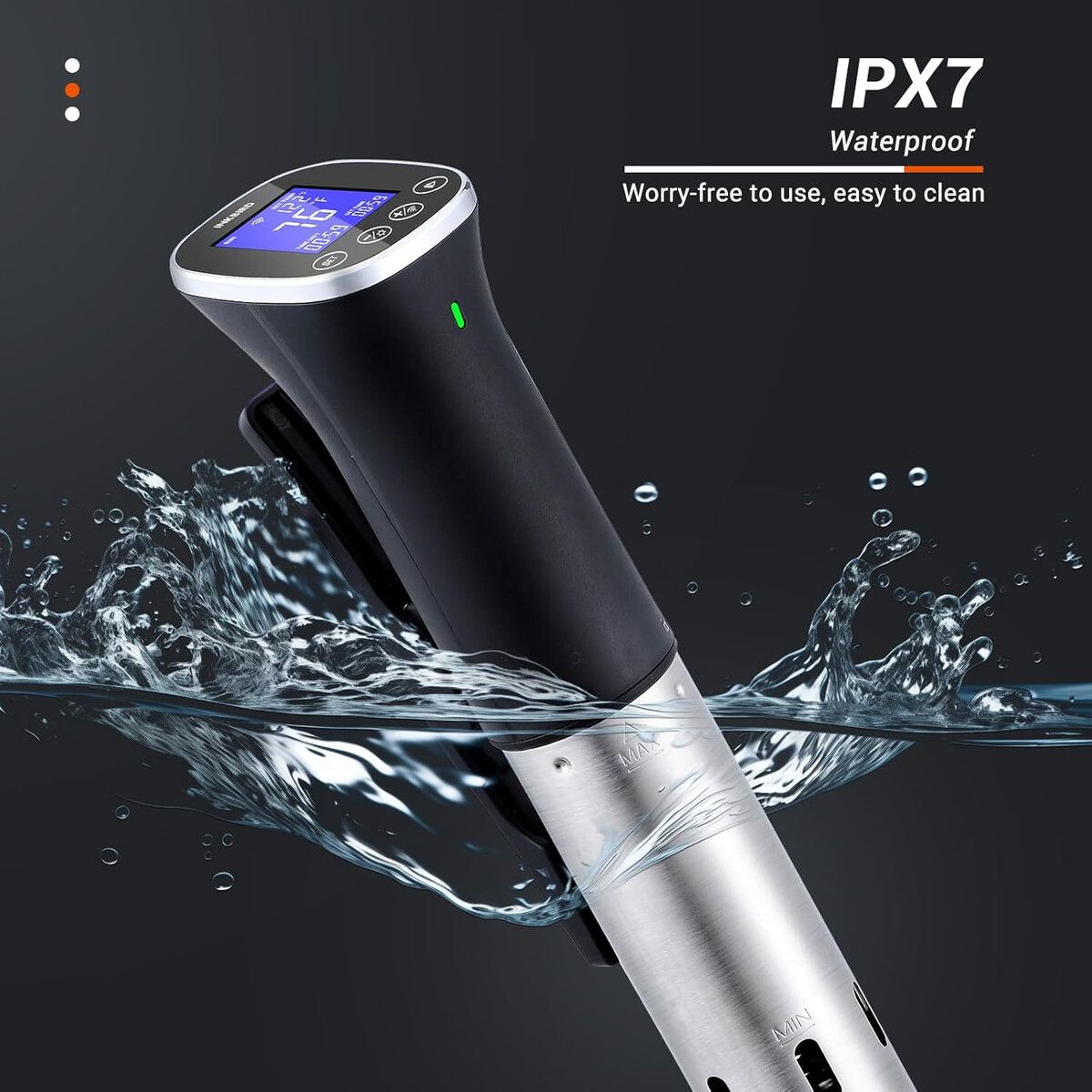 GENERICO - Cocedor Sous Vide Inkbird ISV300W WiFi 1000W Acero