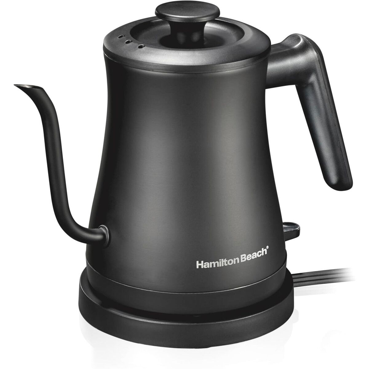 Hervidor Eléctrico Hamilton Beach Gooseneck 0.6L 1200W Negro, marca HAMILTON BEACH - Foto Principal