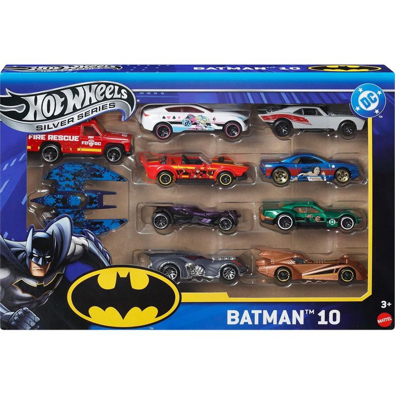 HOT WHEELS Hot Wheels Batman Set 10 Autos Diecast 164 Mattel